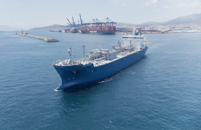 Yara Clean Ammonia and Bunker Holding to develop ammonia as a shipping fuel