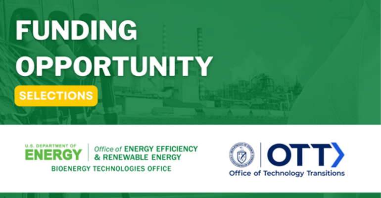 US DOE awards US$2.5M to boost bioenergy commercialization