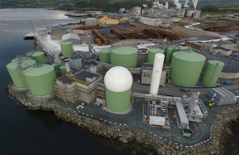 Biokraft Skogn bioLNG plant. (photo courtesy Biokraft).