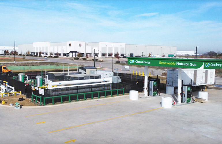 Clean Energy Fuels opens Dallas RNG stations