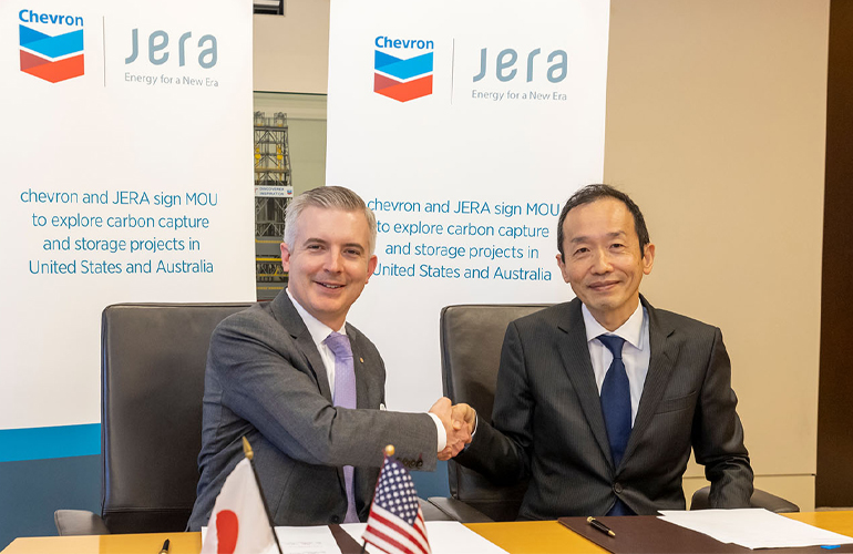 Chevron and JERA sign MoU to explore CCS projects