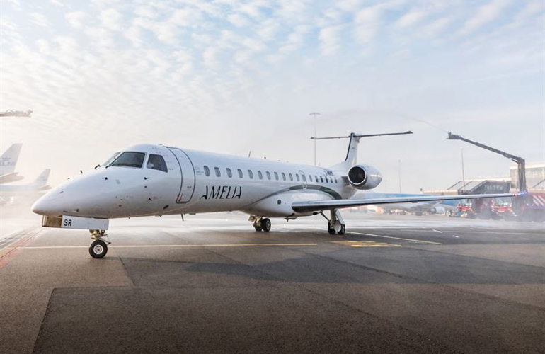 Amelia powers all flights from Amsterdam with Neste’s SAF