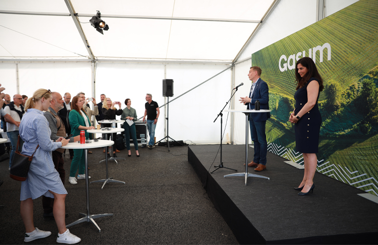 Gasum and Scania inaugurate novel RNG refuelling station