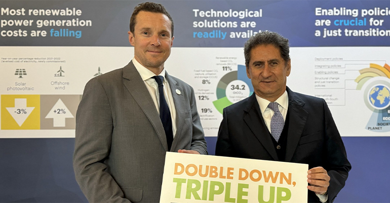 Public-private collaboration to track Global Renewables Target progress