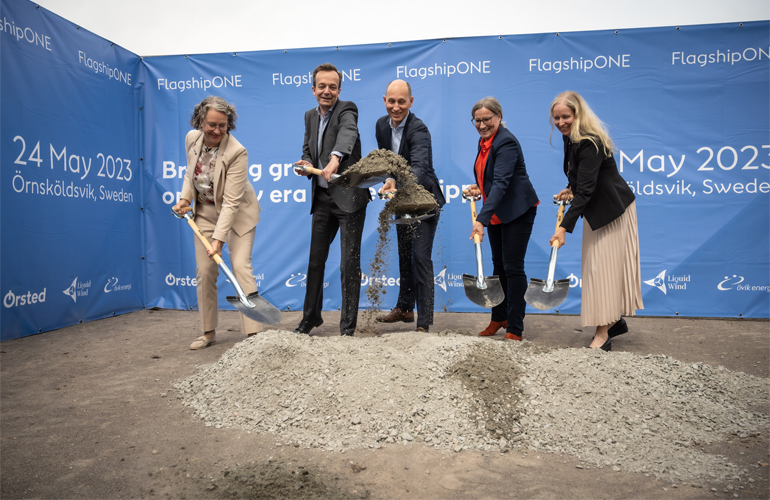 Ørsted breaks ground on FlagshipONE