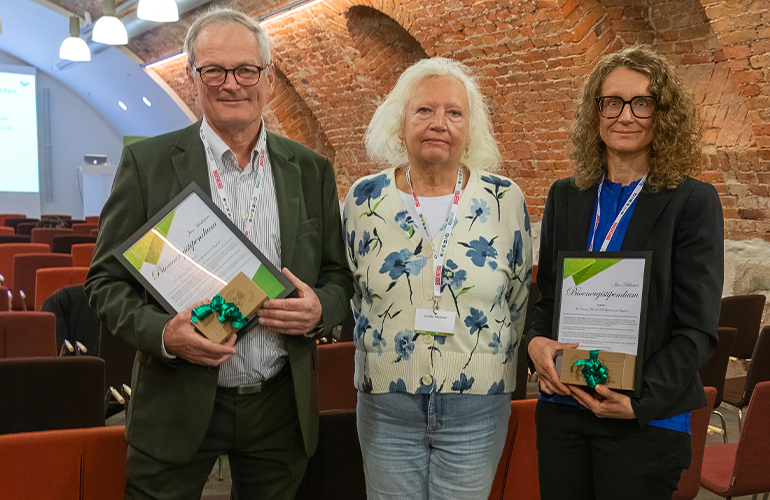 Jan Häckner Bioenergy Award 2024 goes to Skogforsk duo
