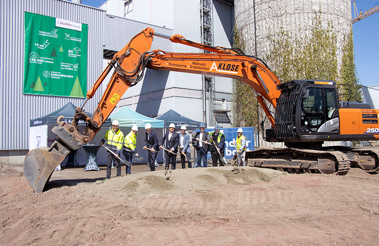 Groundbreaking held for Koehler Paper Oberkirch CHP conversion project