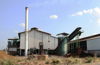 View of the Krabi Oil-Palm Farmers Cooperatives palm oil mill Federation