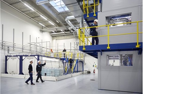 Located in Lyngby, Denmark, the pilot plant is a result of a technological cooperation agreement between the companies for researching a pioneering route for the production of mono-ethylene glycol (MEG) from sugar (photo courtesy Braskem).