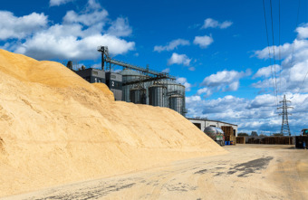 View of Sturmberger Pelletsproduktions from the site entrance