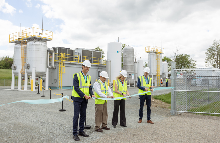 Inauguration held for Steuben County LFG-to-RNG plant