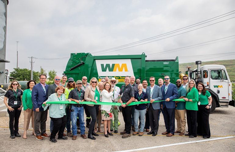 WM opens US$55M RNG facility in Dallas hinterland